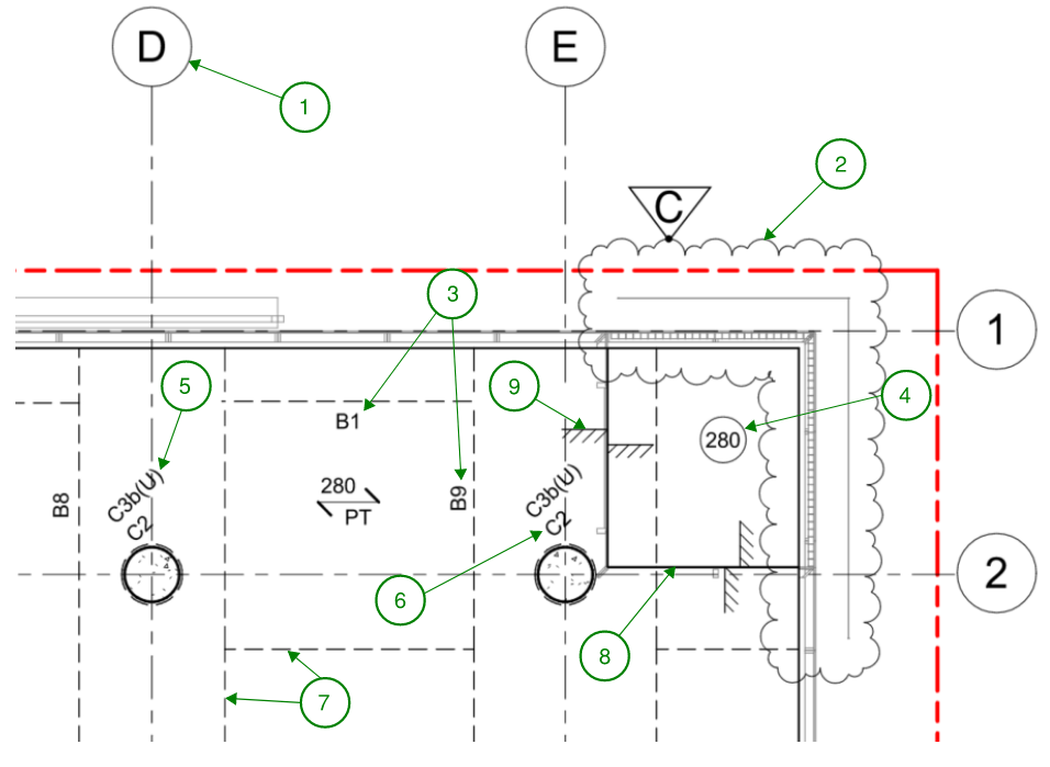 Detailed look at Structural GA Plan