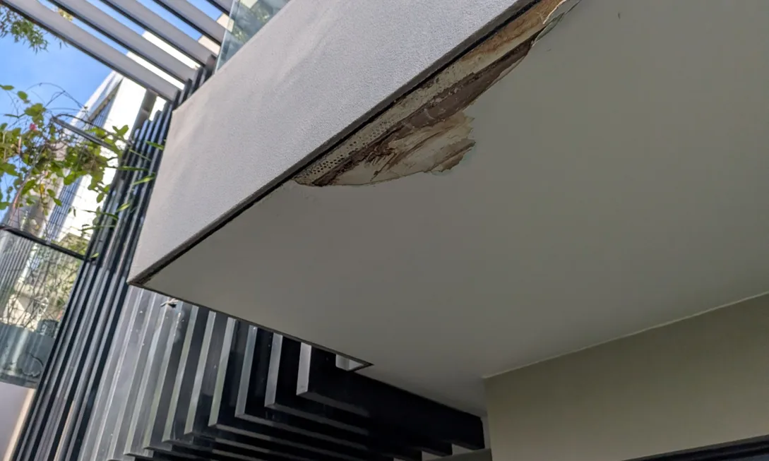 Water ingress was creating additional deterioration concerns.
